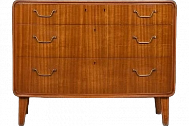 Wooden chest of drawers by Axel Larsson for Bodafors, 1960s