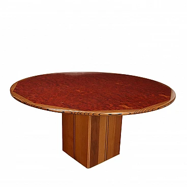 Artona round dining table by A. & T. Scarpa for Maxalto, 1970s