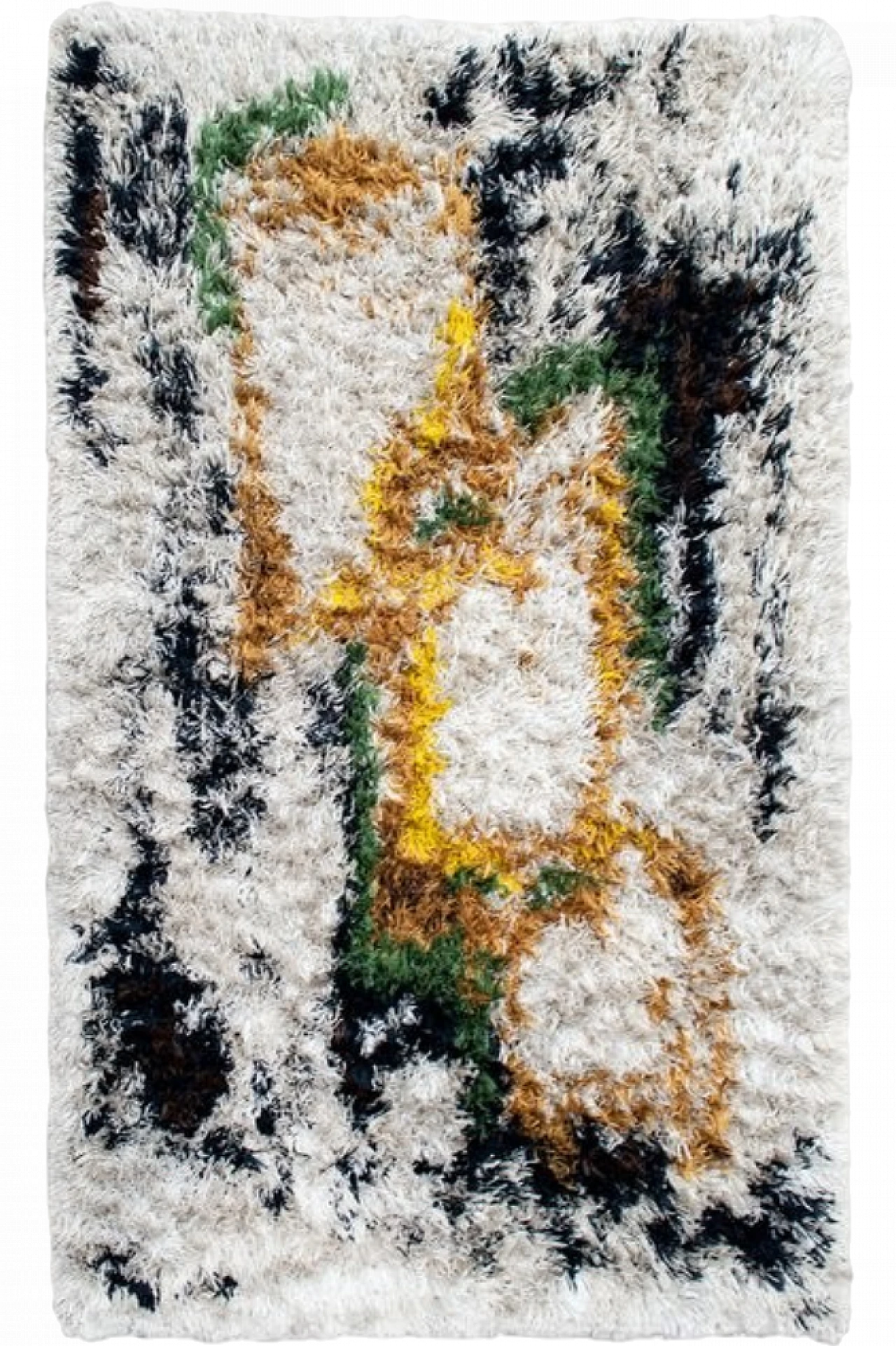 Long pile wool rug by Dal Lago, 1970s 4