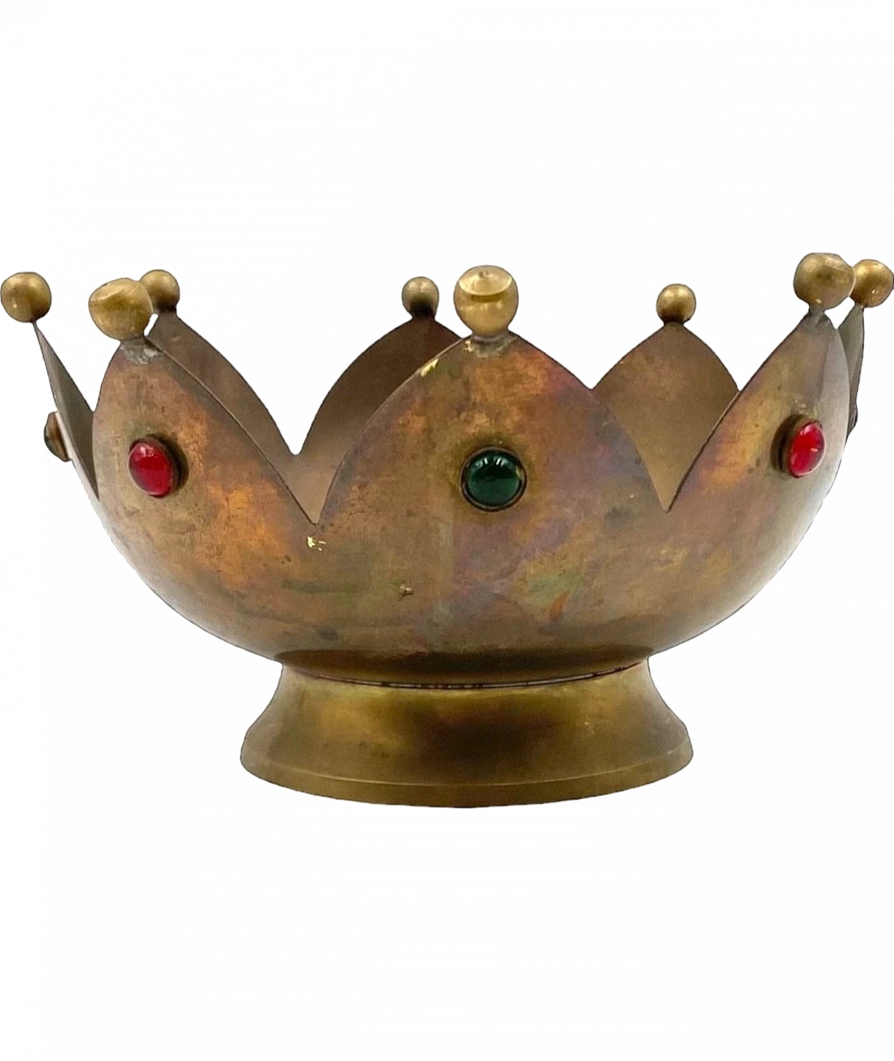 Brass tidy tray in the shape of a crown, France, 1960s 17