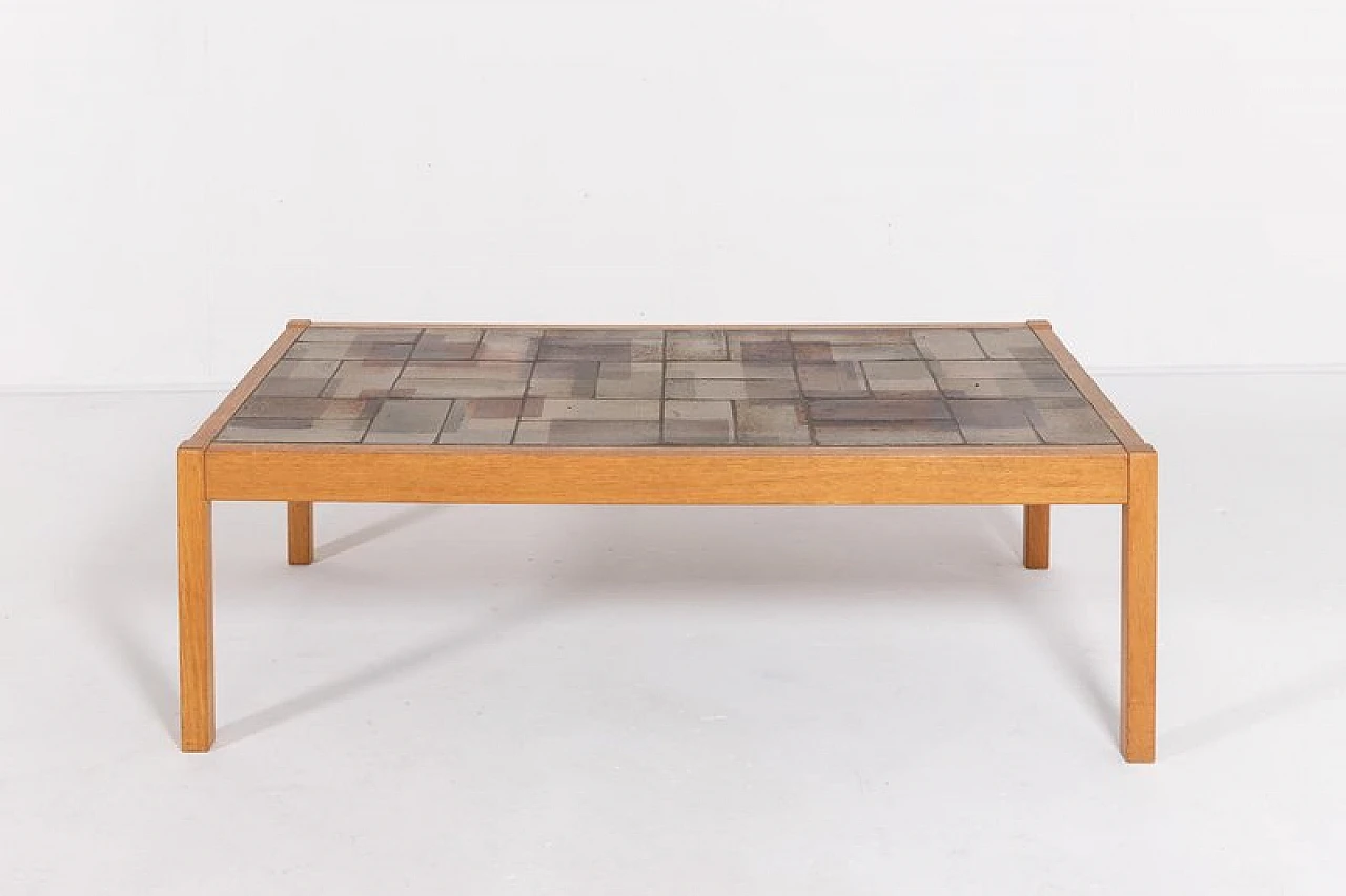 Ceramic top coffee table by Sallingboe, late 20th century 4