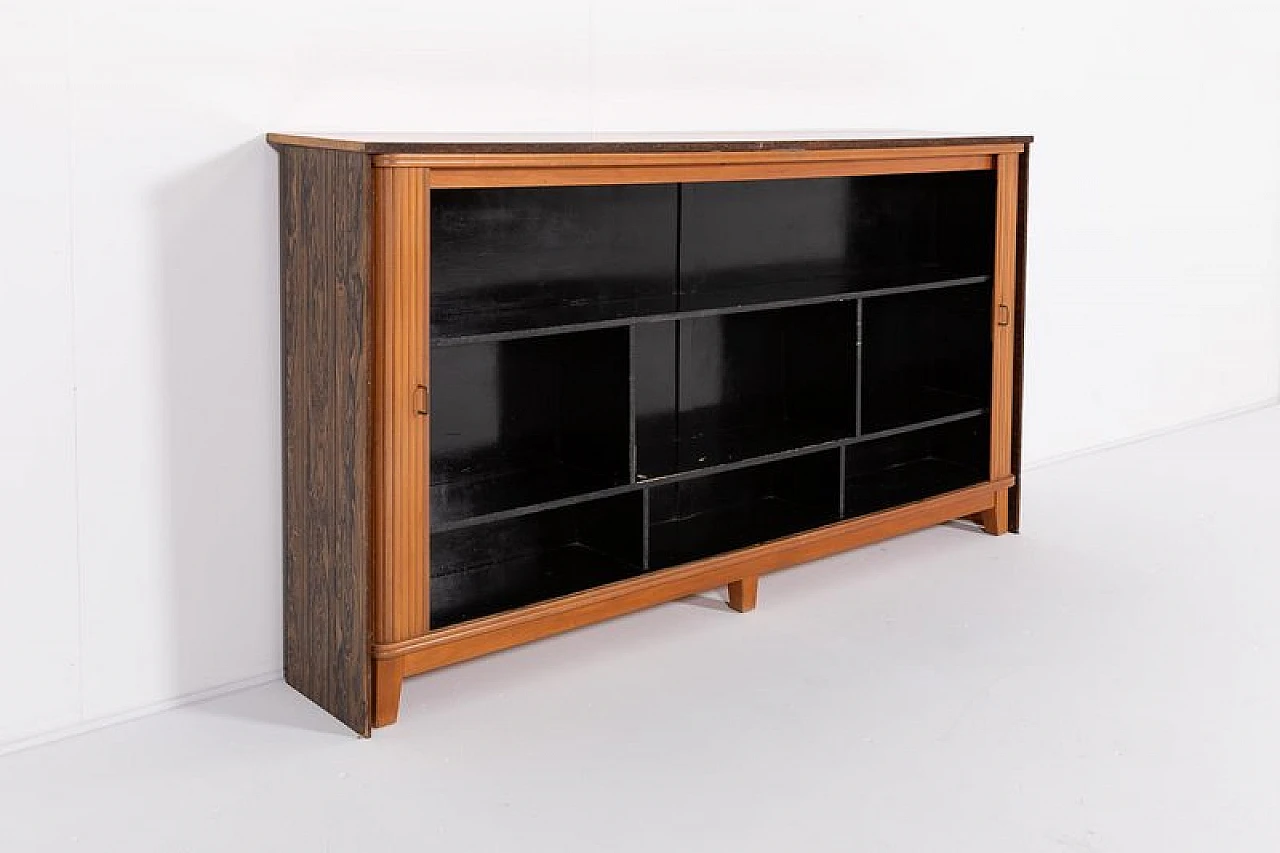 Danish free standing bar cabinet with stools, 1960s 3