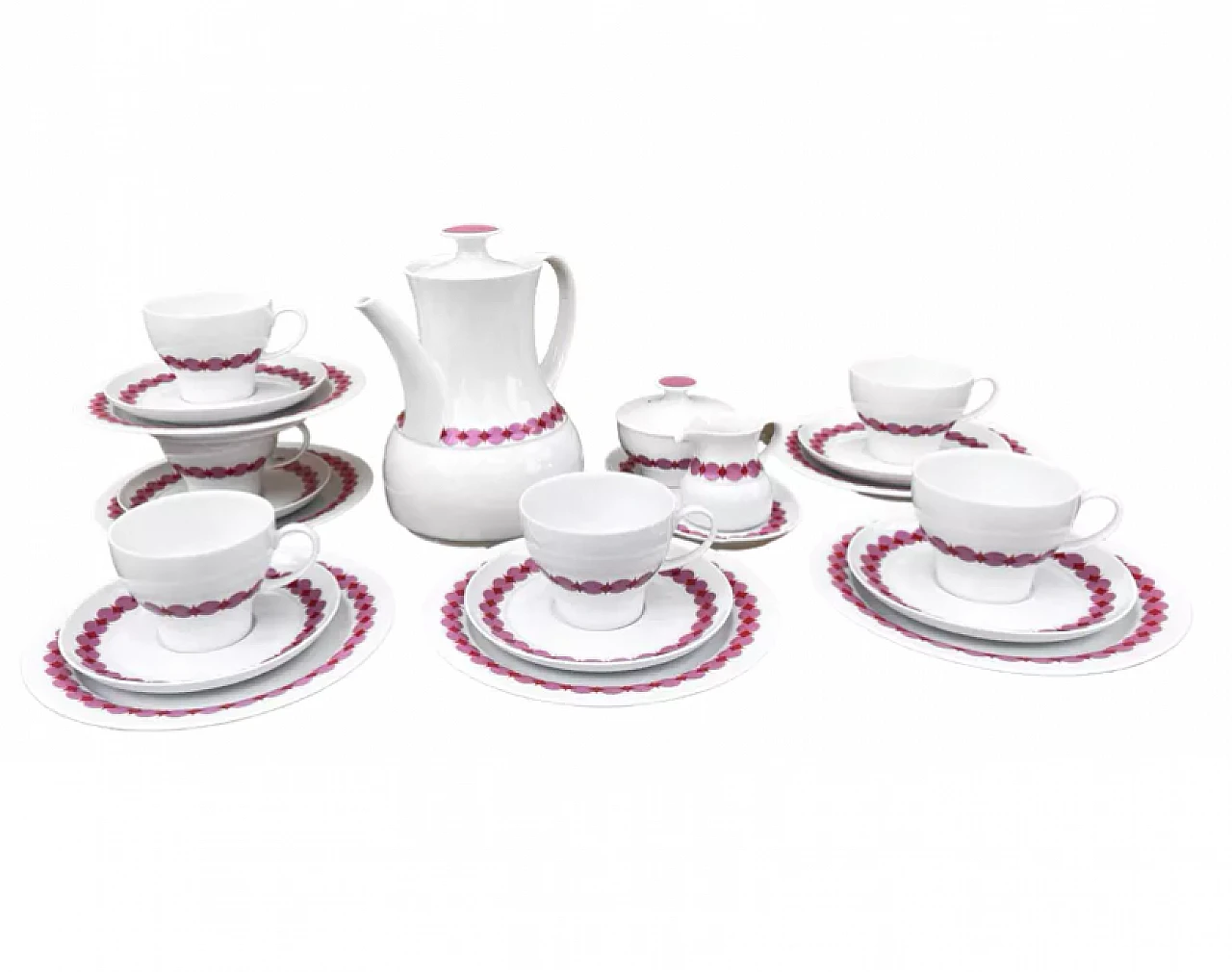 Thomas-Rosenthal porcelain coffee service, 1970s 2