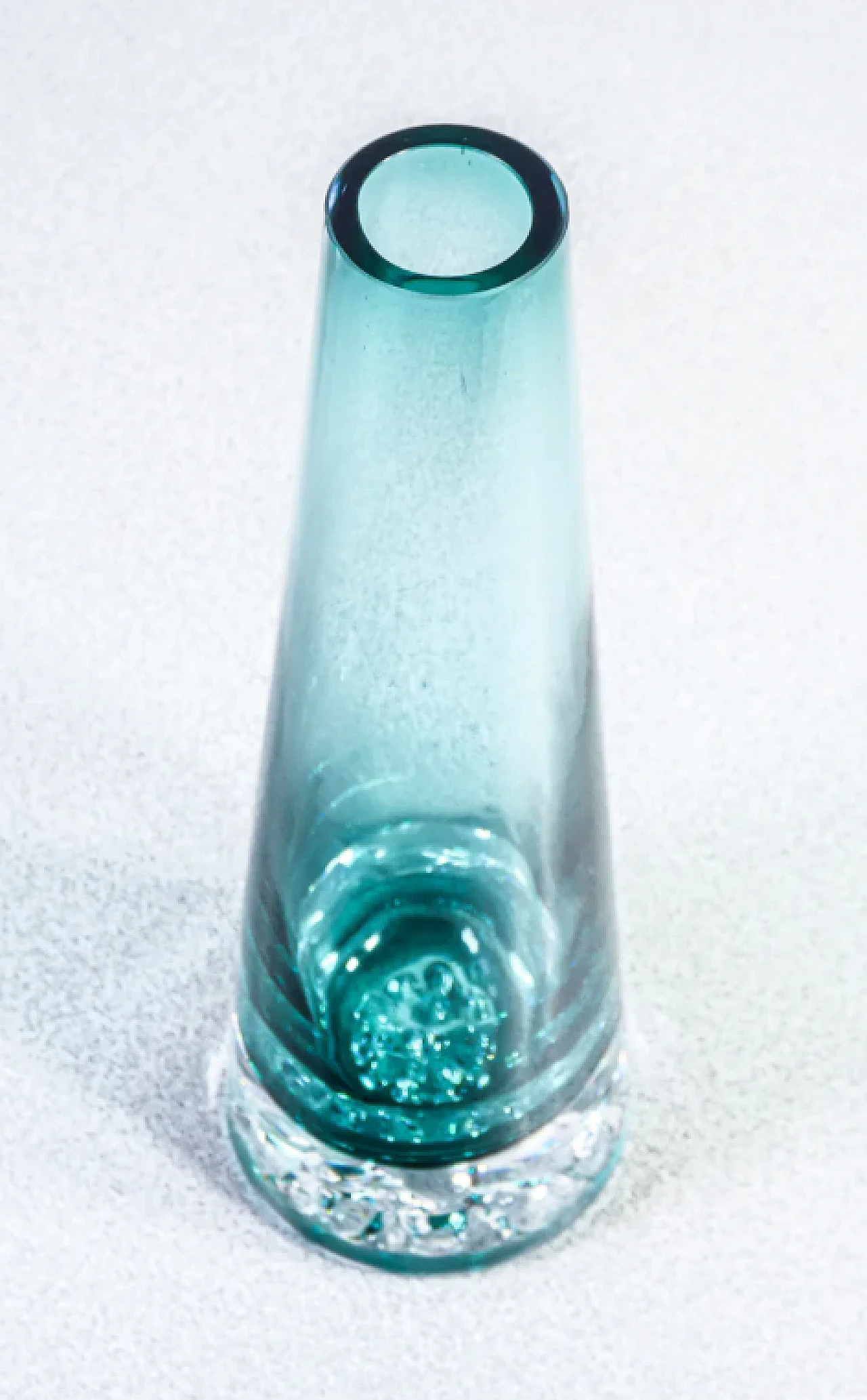 Blown Murano glass flower vase, 1960s 2