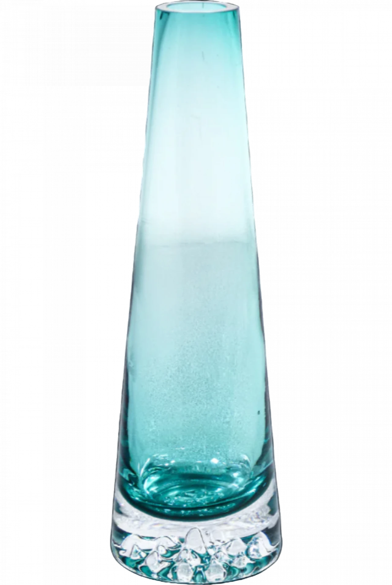 Blown Murano glass flower vase, 1960s 6