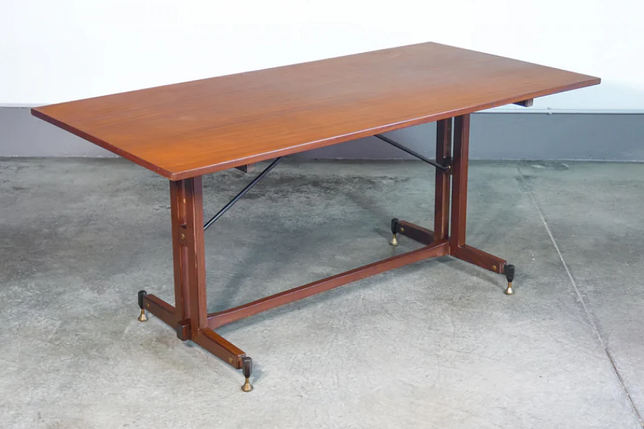 Wood and metal table, 1960s 3