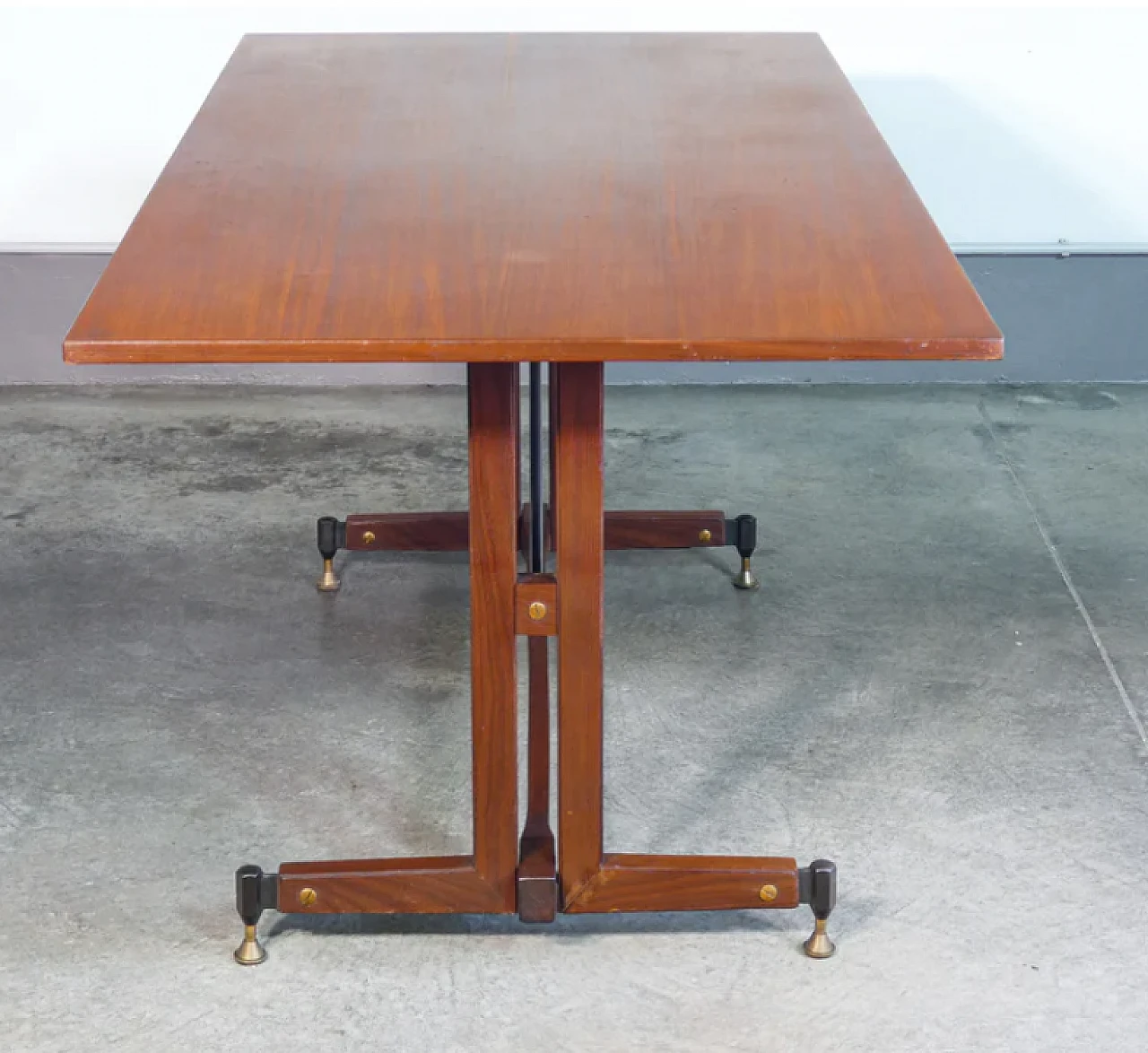 Wood and metal table, 1960s 5