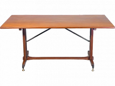 Wood and metal table, 1960s