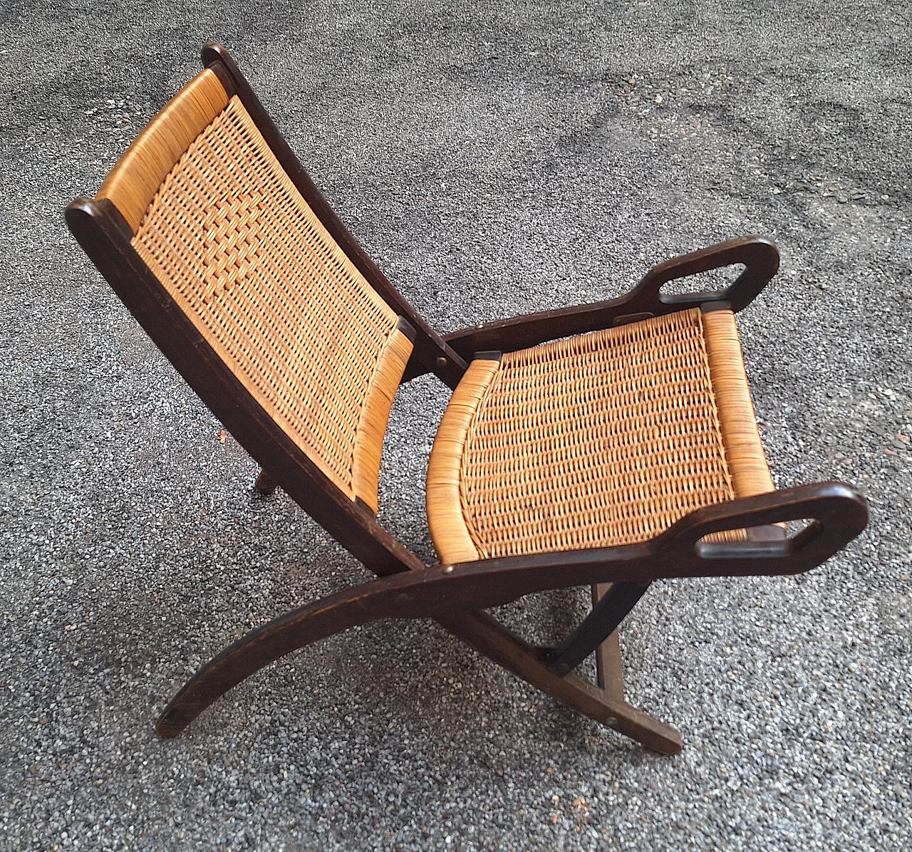 Ninfea rattan chair by Gio Ponti for Fratelli Reguitti, 1950s 1