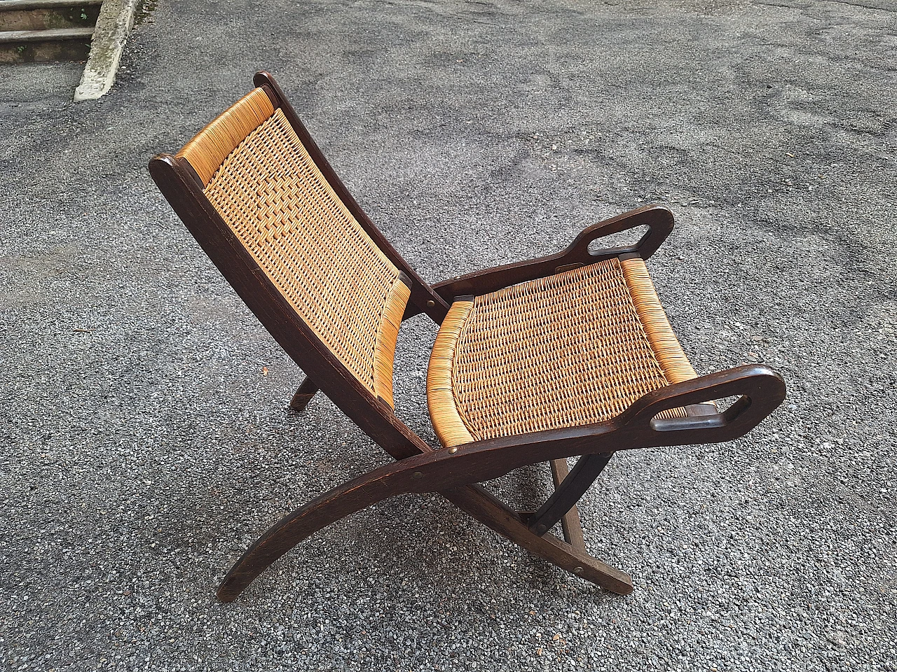 Ninfea rattan chair by Gio Ponti for Fratelli Reguitti, 1950s 2