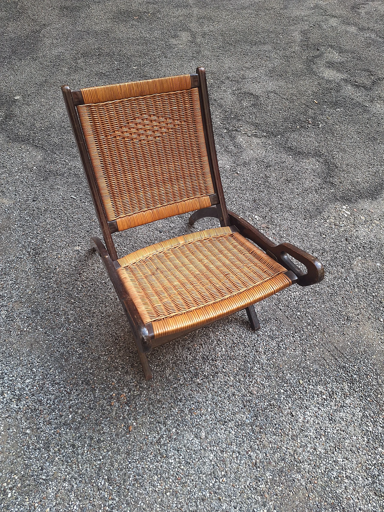 Ninfea rattan chair by Gio Ponti for Fratelli Reguitti, 1950s 4