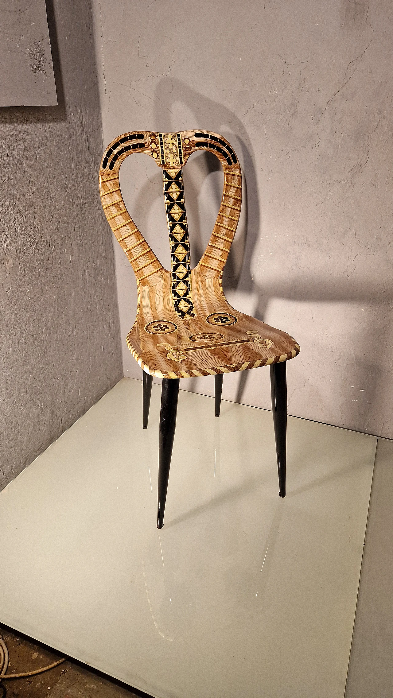 Chair by Piero Fornasetti, 1960s 1