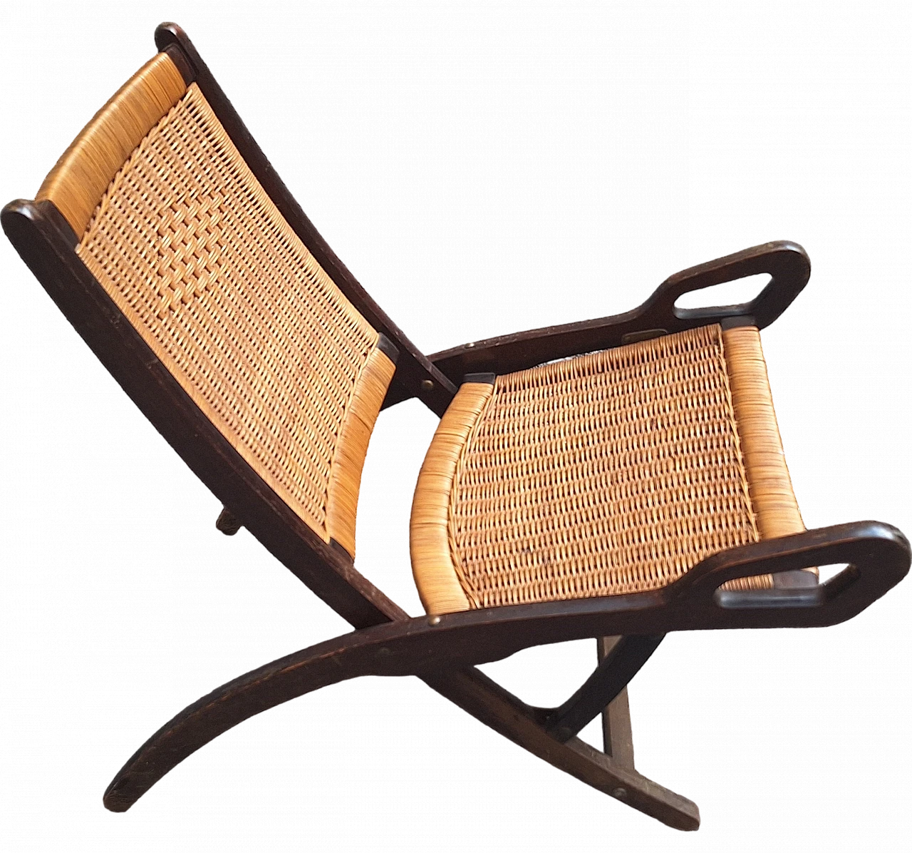 Ninfea rattan chair by Gio Ponti for Fratelli Reguitti, 1950s 11