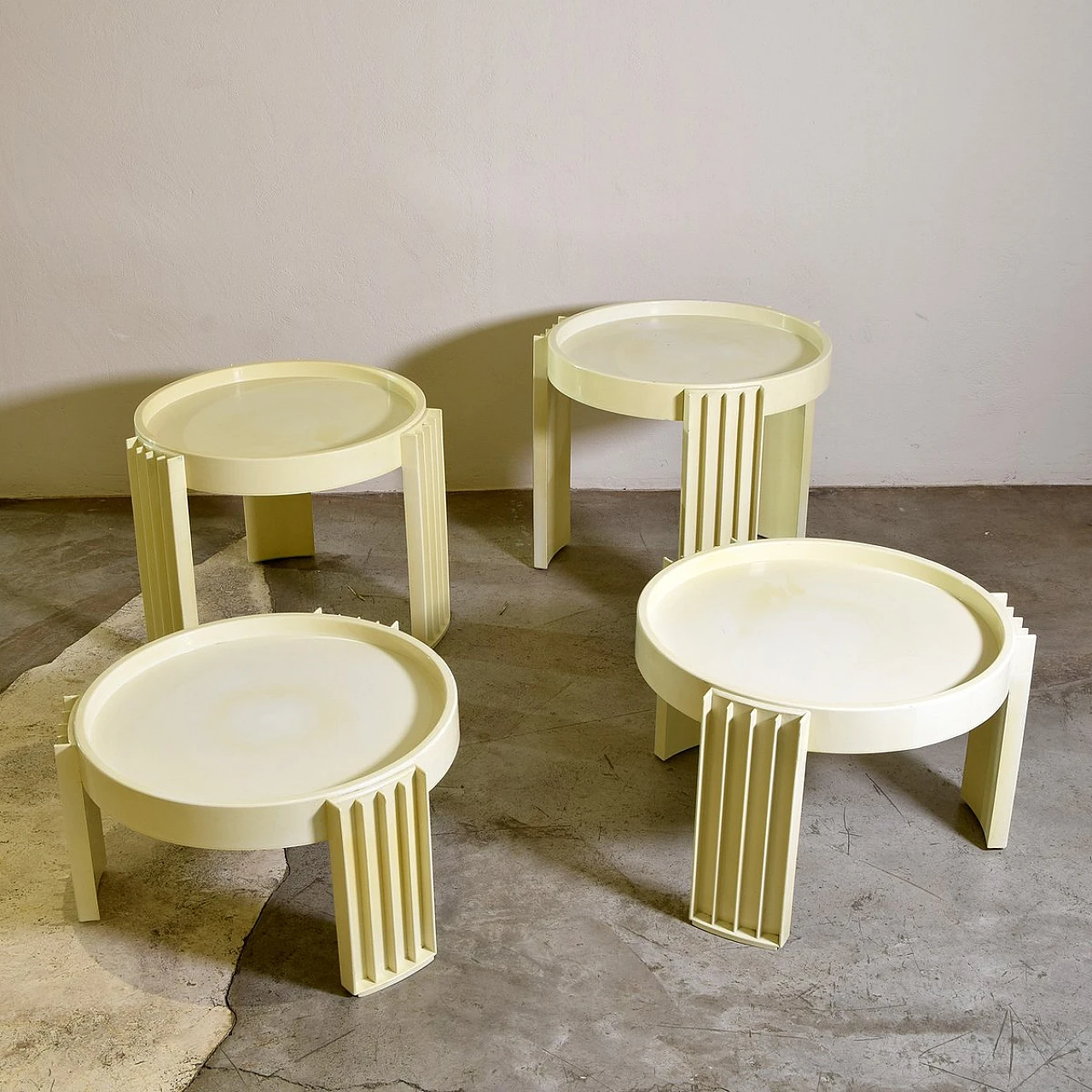 4 Marema side tables by Gianfranco Frattini for Cassina, 1960s 7