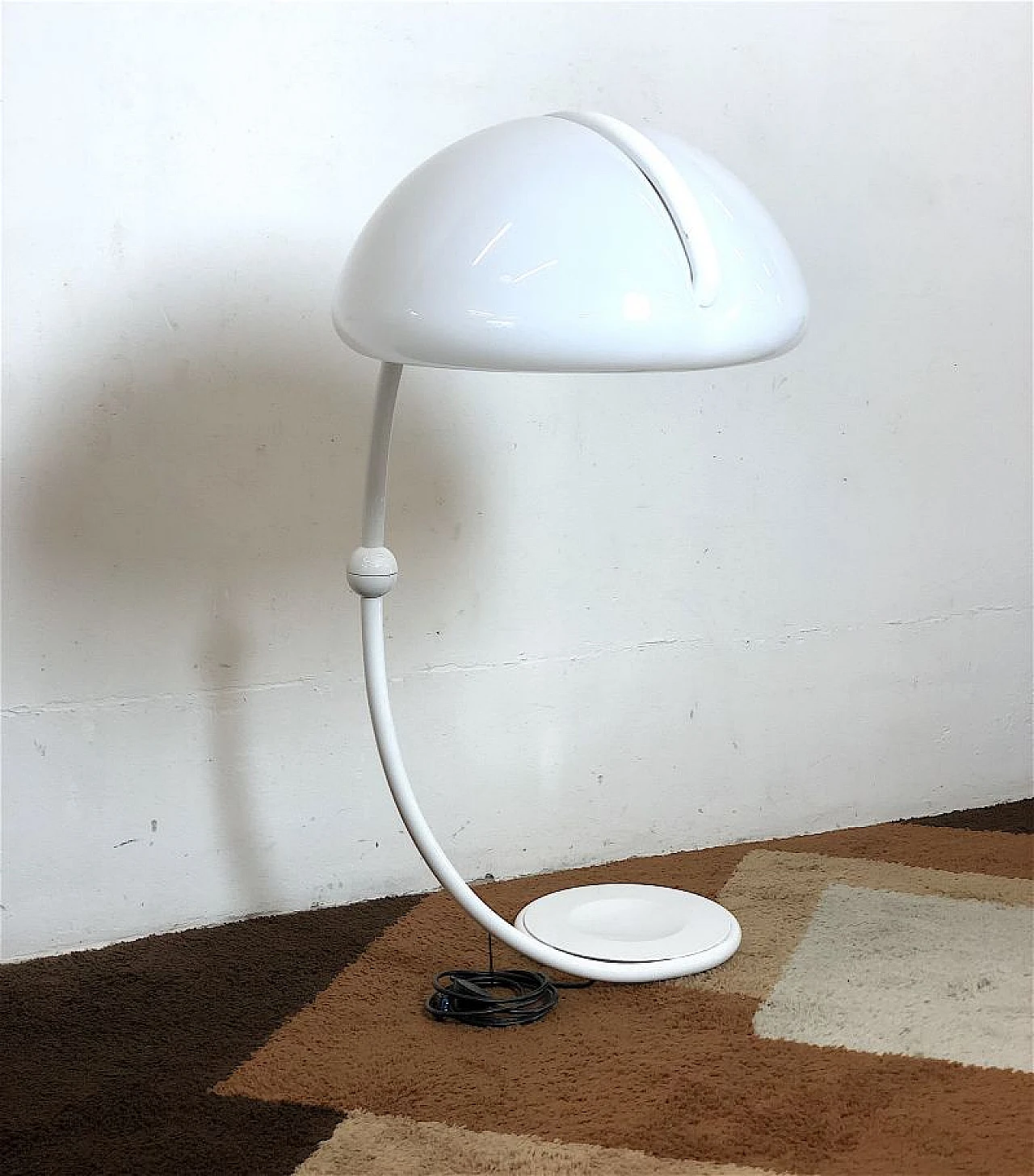 Lampada Serpente di Elio Martinelli per Martinelli Luce, anni '60 6