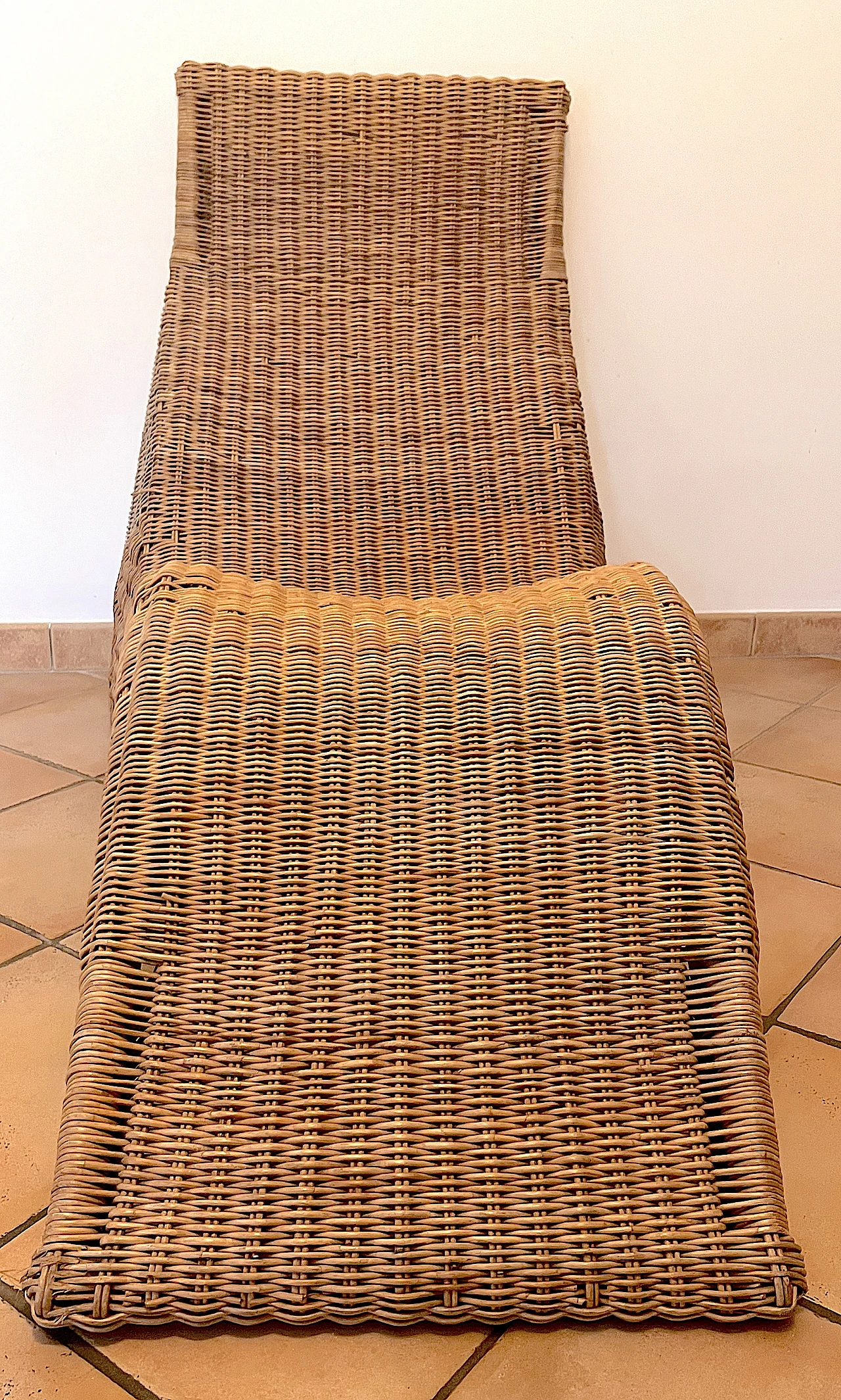 Karlskrona Wicker Chaise Lounge by Carl Öjerstam for Ikea, 1990s 8