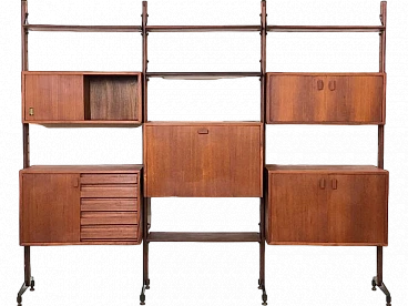 3-bay modular bookcase, 1960s