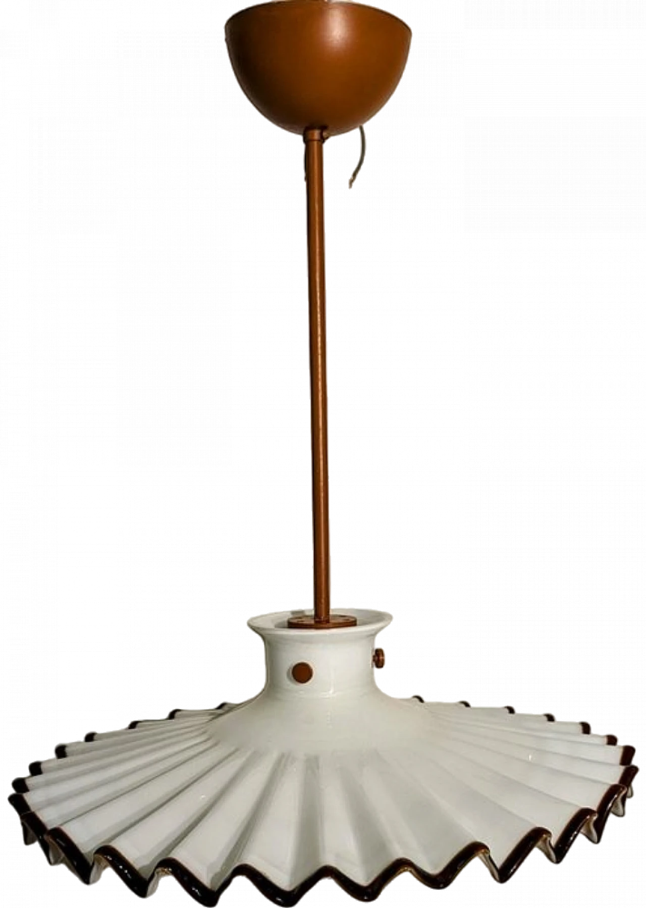 Lampada in vetro di Murano di Diaz De Santillana per Venini, anni '70 8