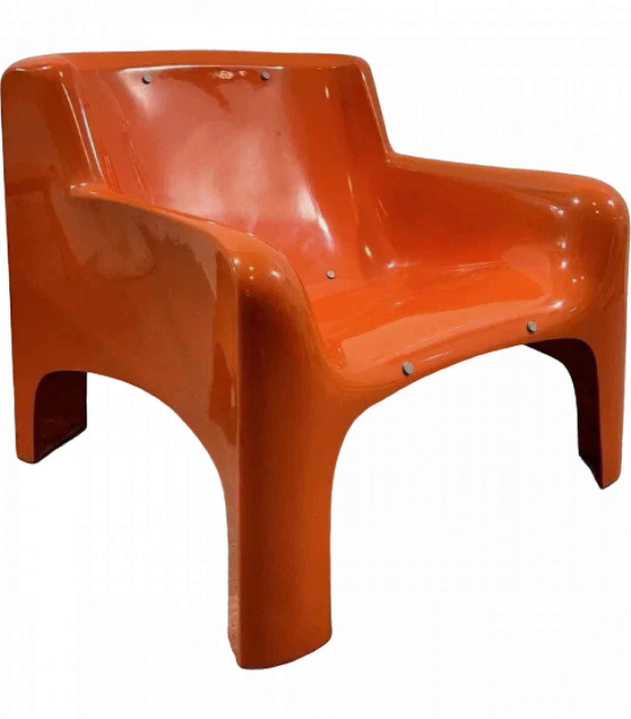 Gaia fibreglass armchair by Carlo Bartoli for Arflex, 1960s 5