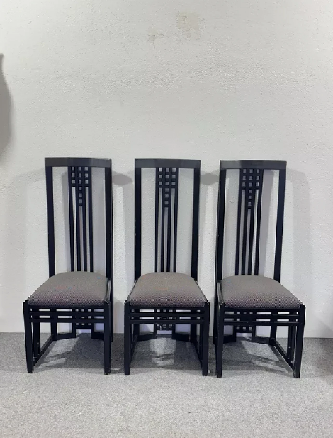 3 Tronetto wooden chairs, 1970s 2