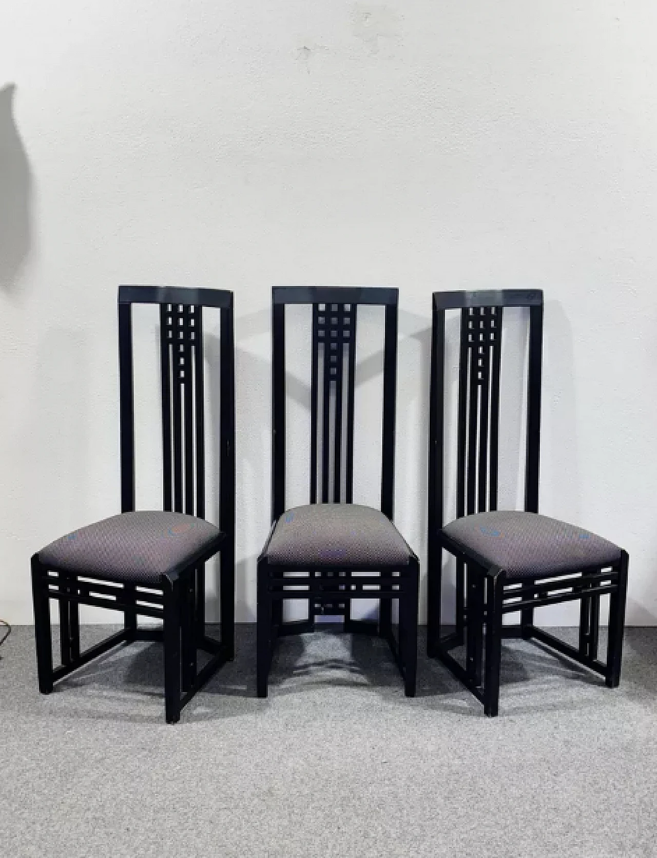 3 Tronetto wooden chairs, 1970s 3