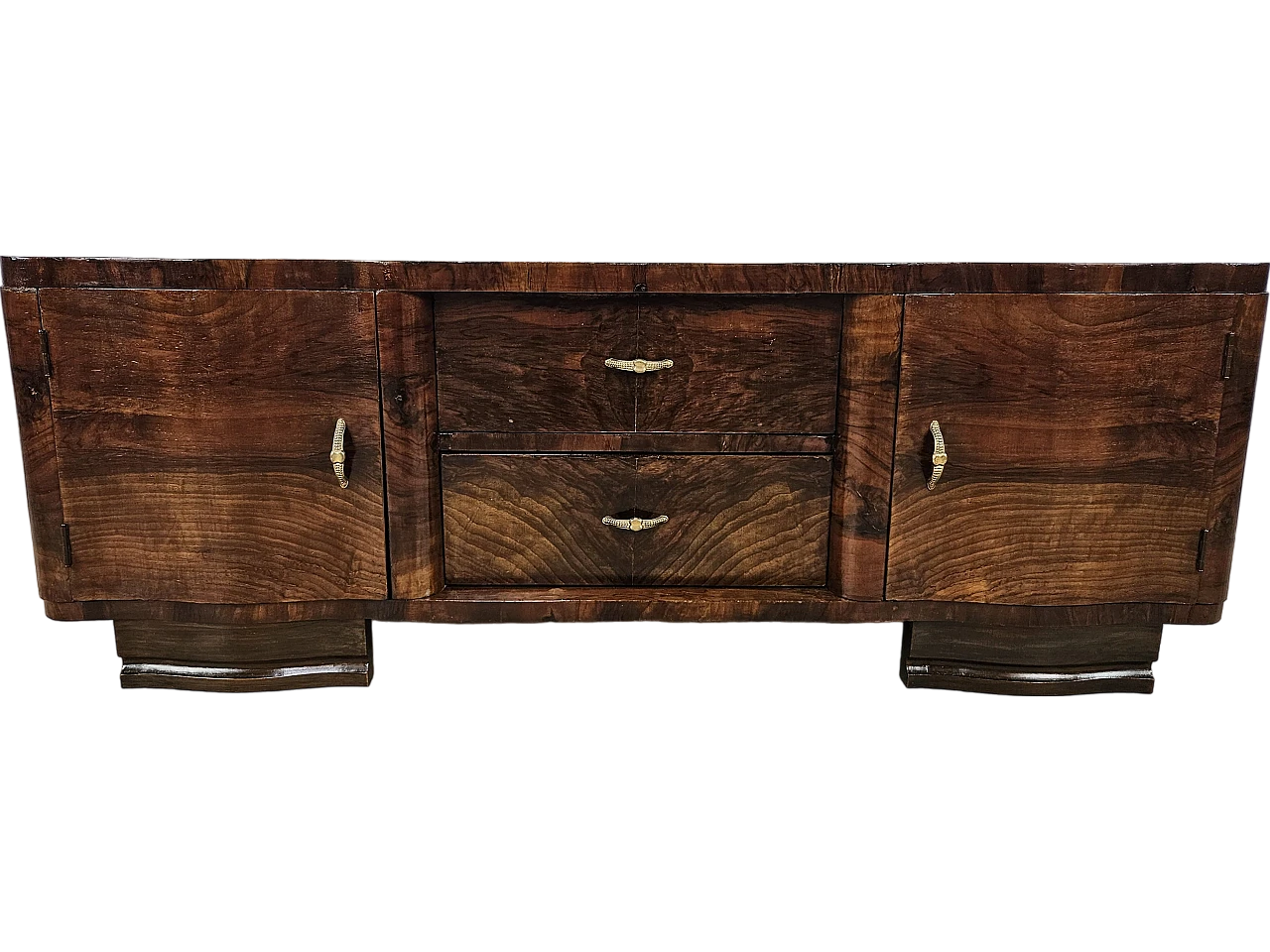 Art Deco mahogany briar sideboard 30