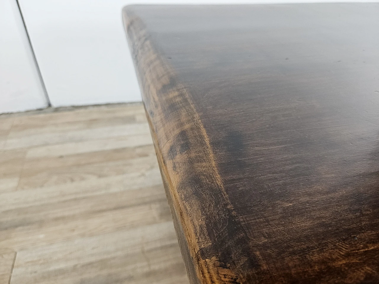 Coffee table in American walnut, 1980s 7