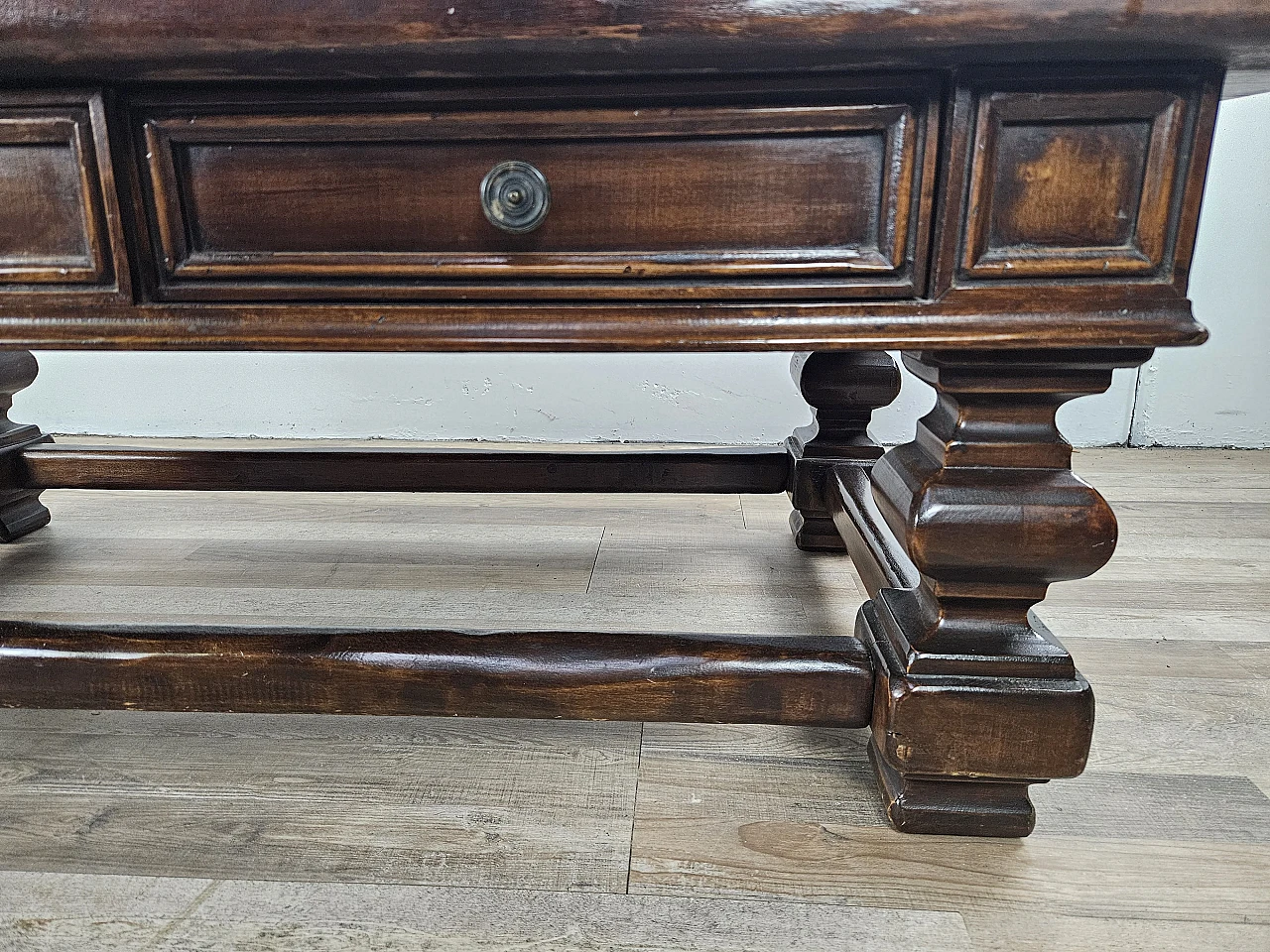 Coffee table in American walnut, 1980s 13