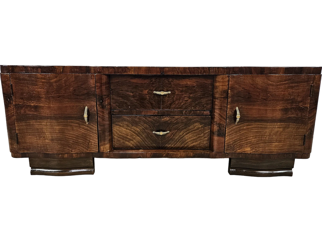 Art Deco mahogany briar sideboard 31