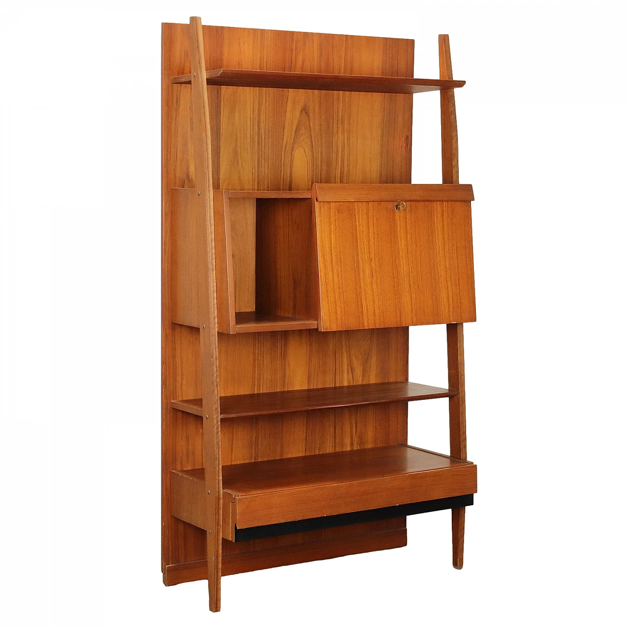 Teak Italian bookcase, '60s 1