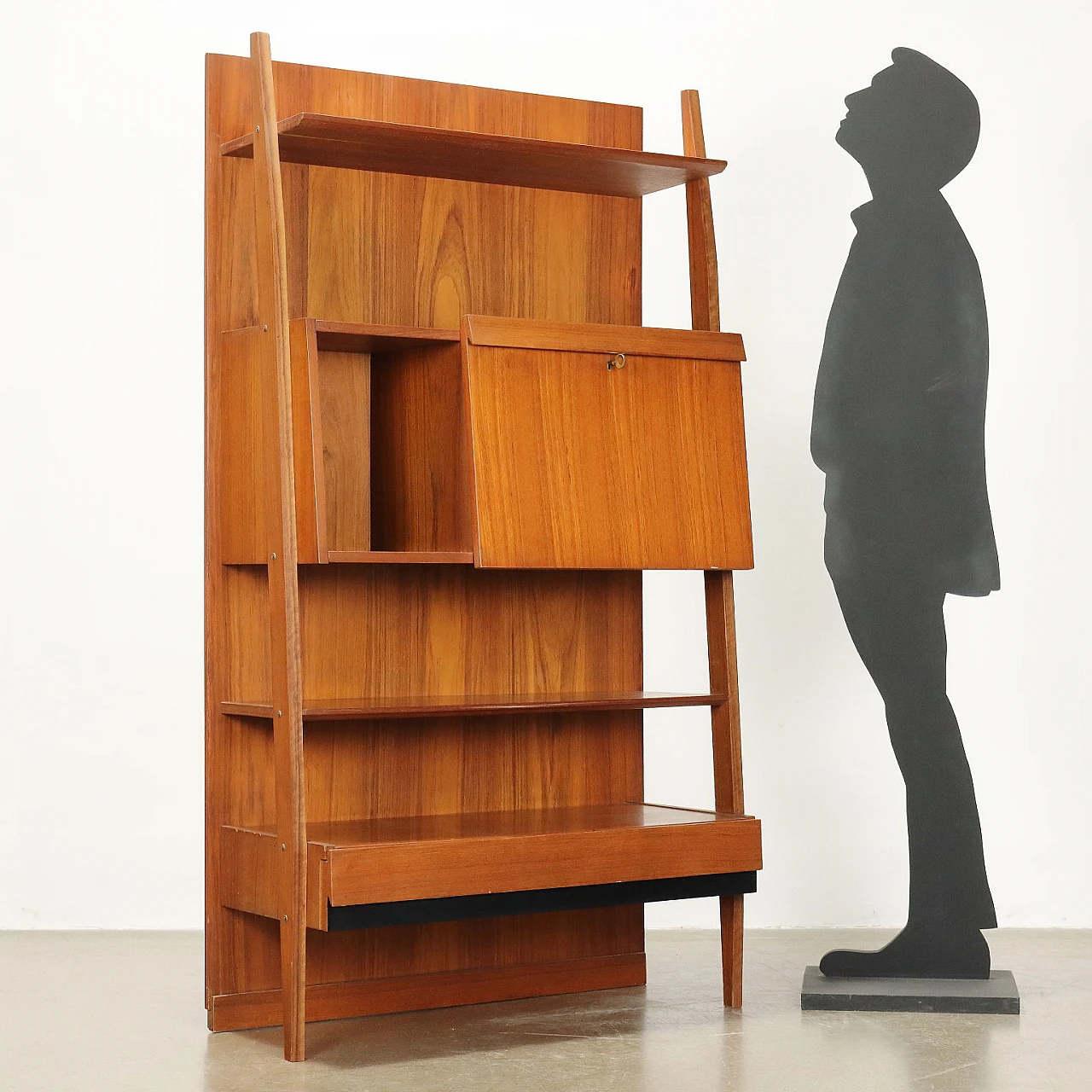 Teak Italian bookcase, '60s 2