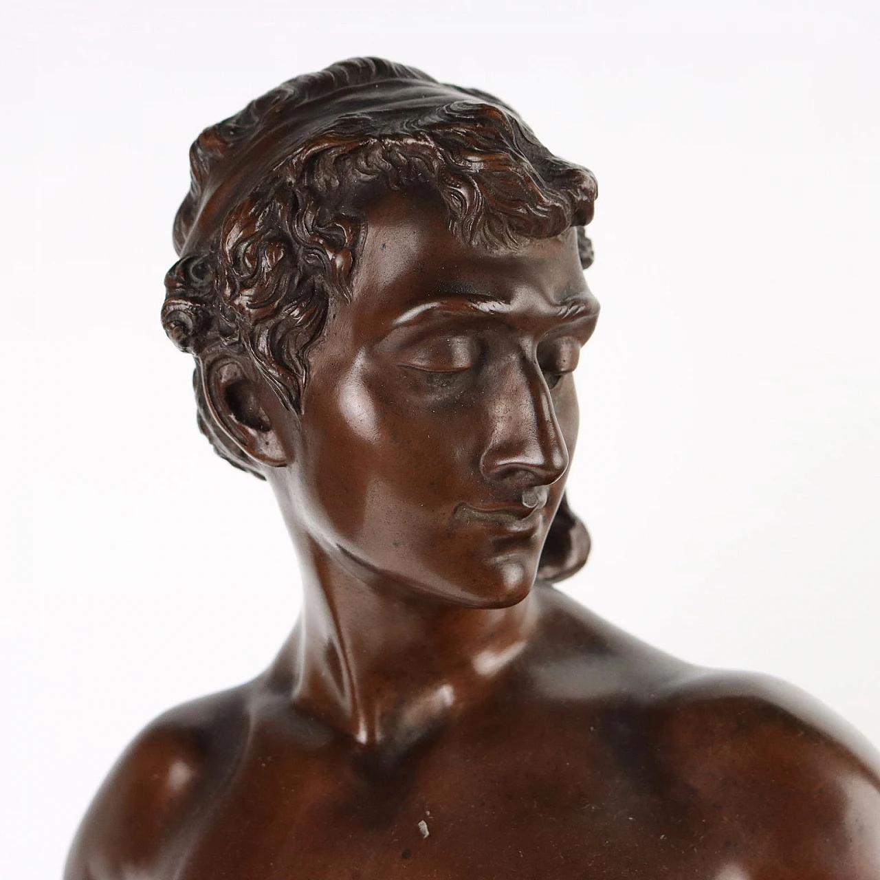 Adrien Etienne Gaudez, Le Belluaire, scultura in bronzo 3