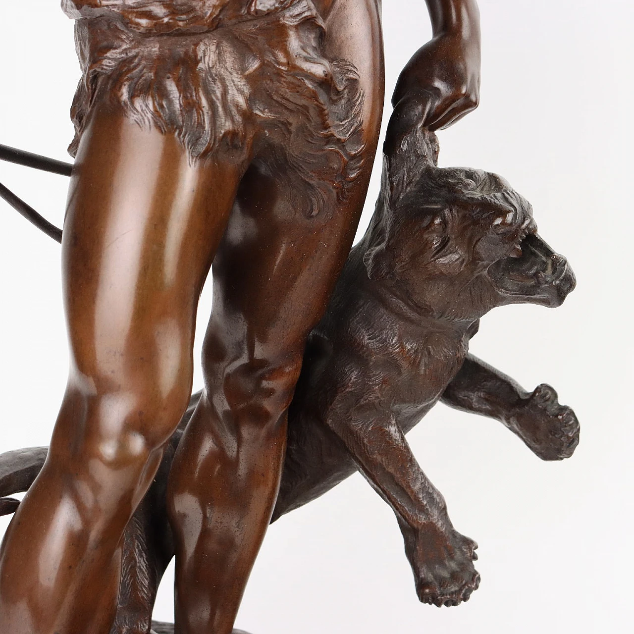 Adrien Etienne Gaudez, Le Belluaire, scultura in bronzo 4