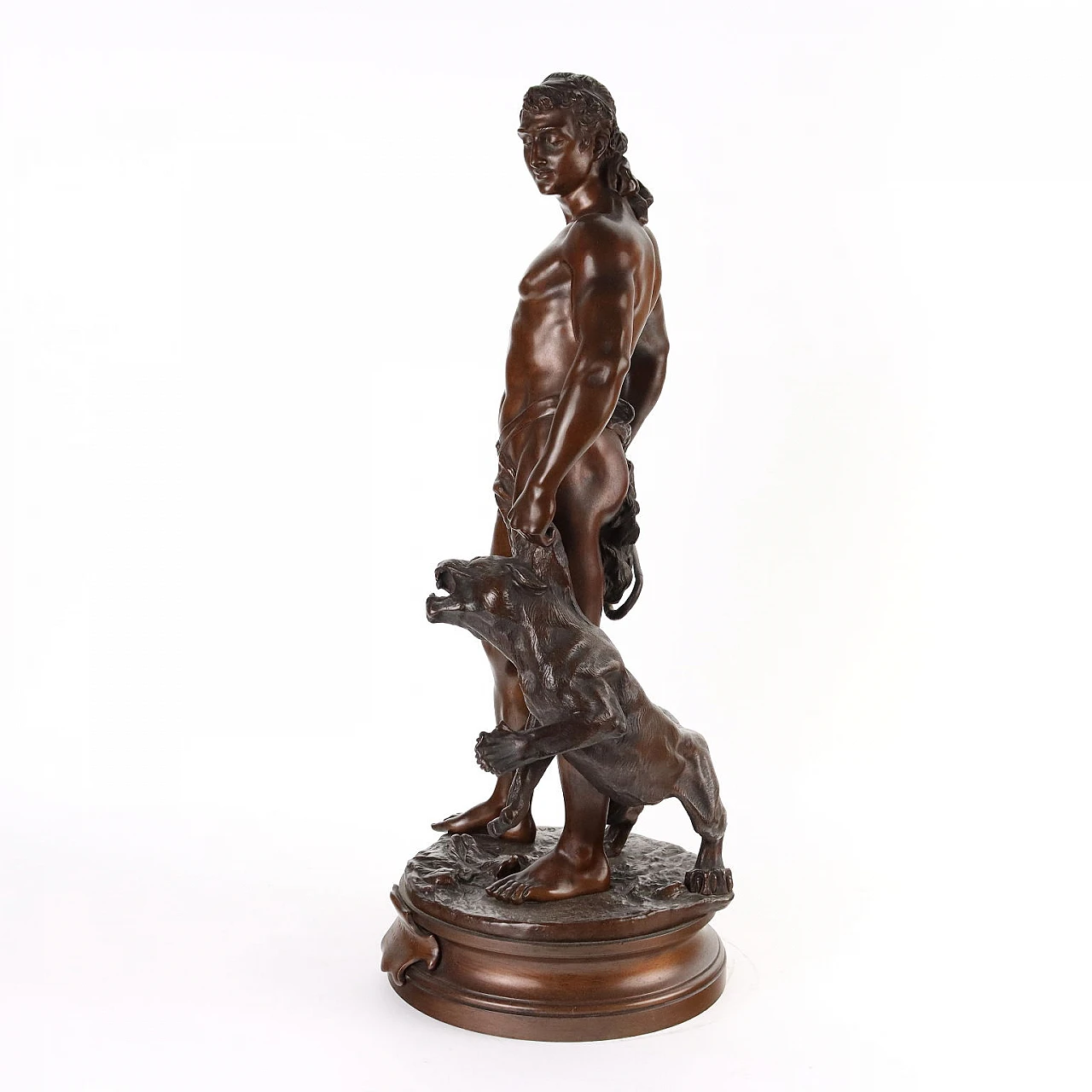 Adrien Etienne Gaudez, Le Belluaire, scultura in bronzo 6