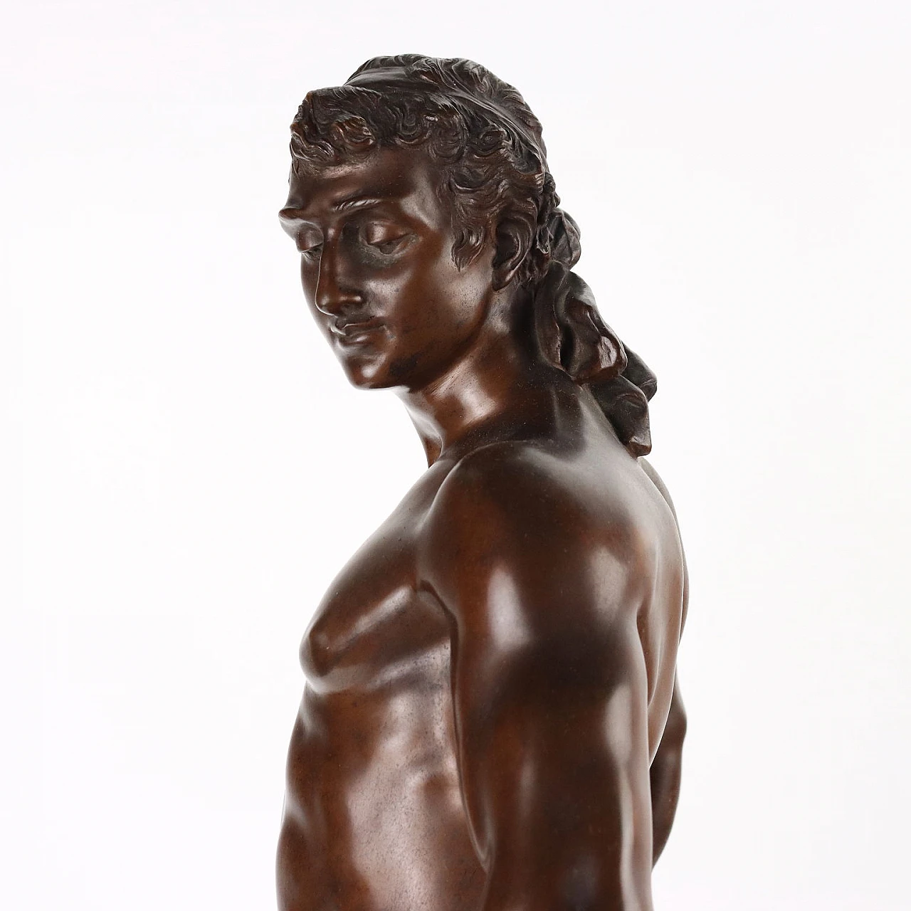 Adrien Etienne Gaudez, Le Belluaire, scultura in bronzo 7