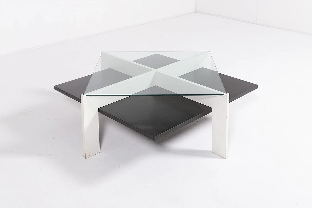 Architectural coffee table by Alvin Lustig, late 20th century 1