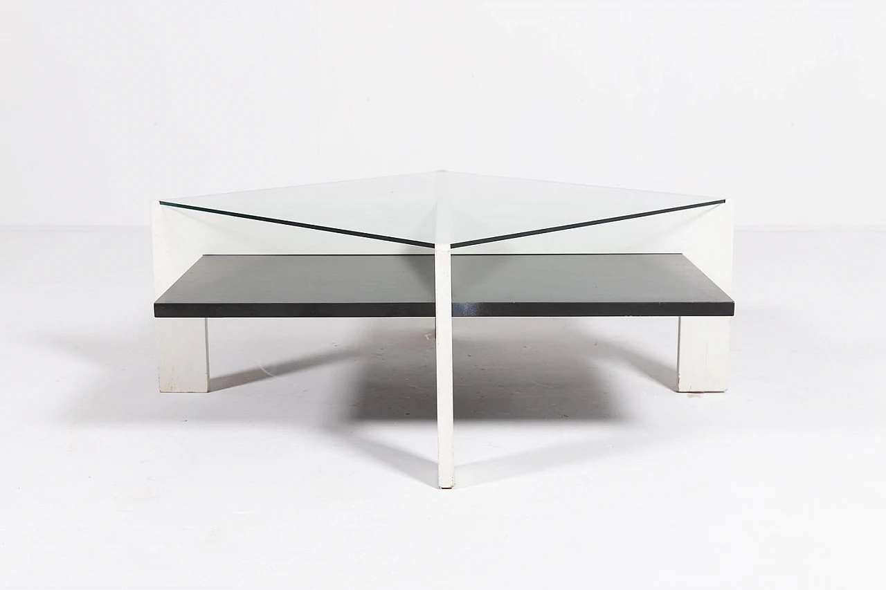 Architectural coffee table by Alvin Lustig, late 20th century 2