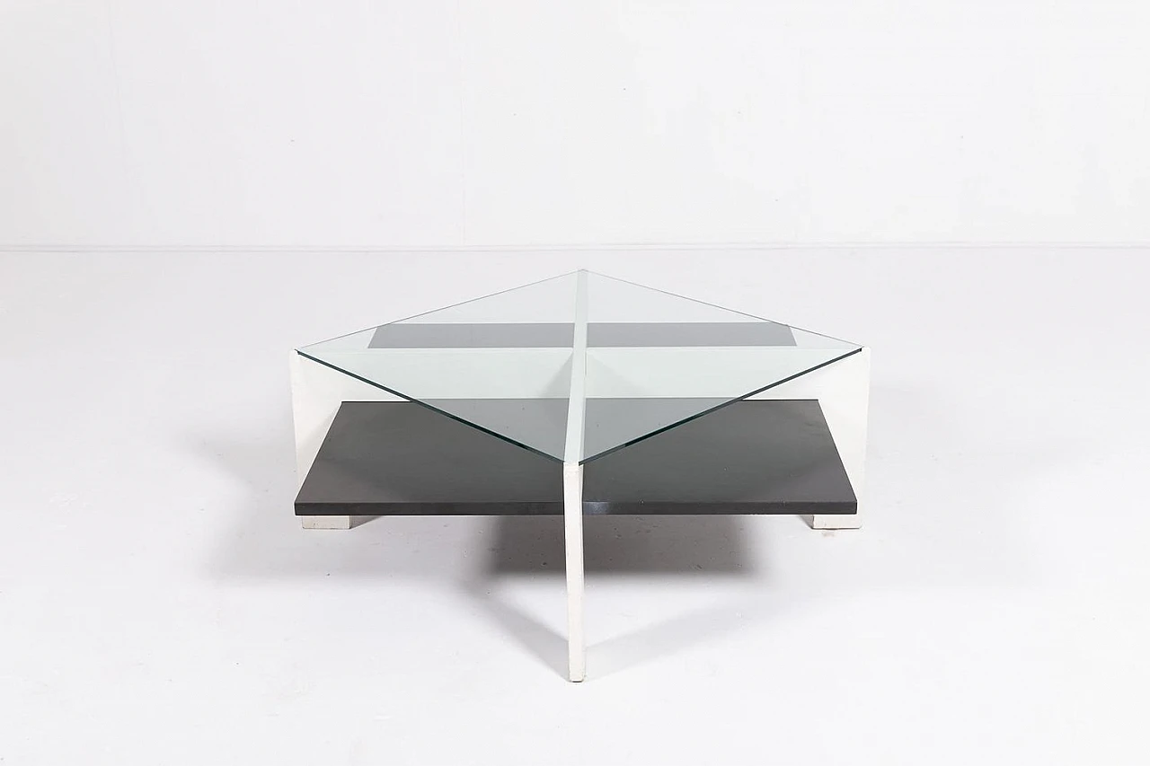 Architectural coffee table by Alvin Lustig, late 20th century 3