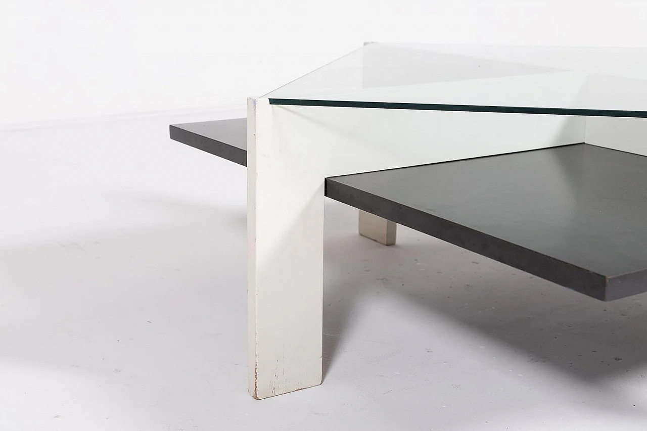 Architectural coffee table by Alvin Lustig, late 20th century 5