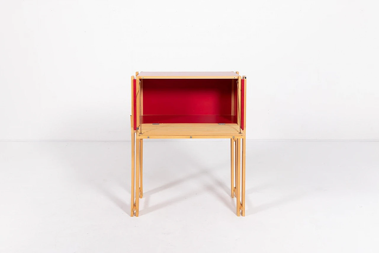 Desk cabinet with a chair by Simon Heikkila, 1990s 5