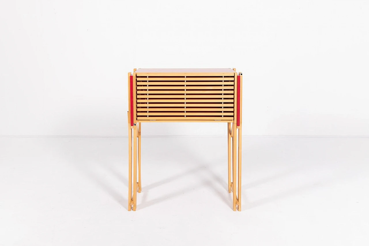 Desk cabinet with a chair by Simon Heikkila, 1990s 6