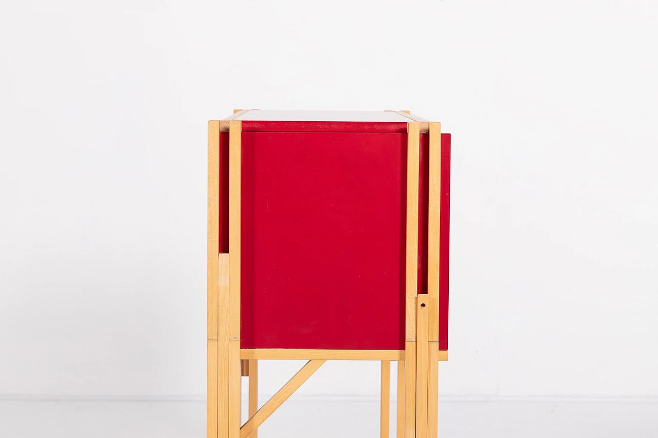 Desk cabinet with a chair by Simon Heikkila, 1990s 9