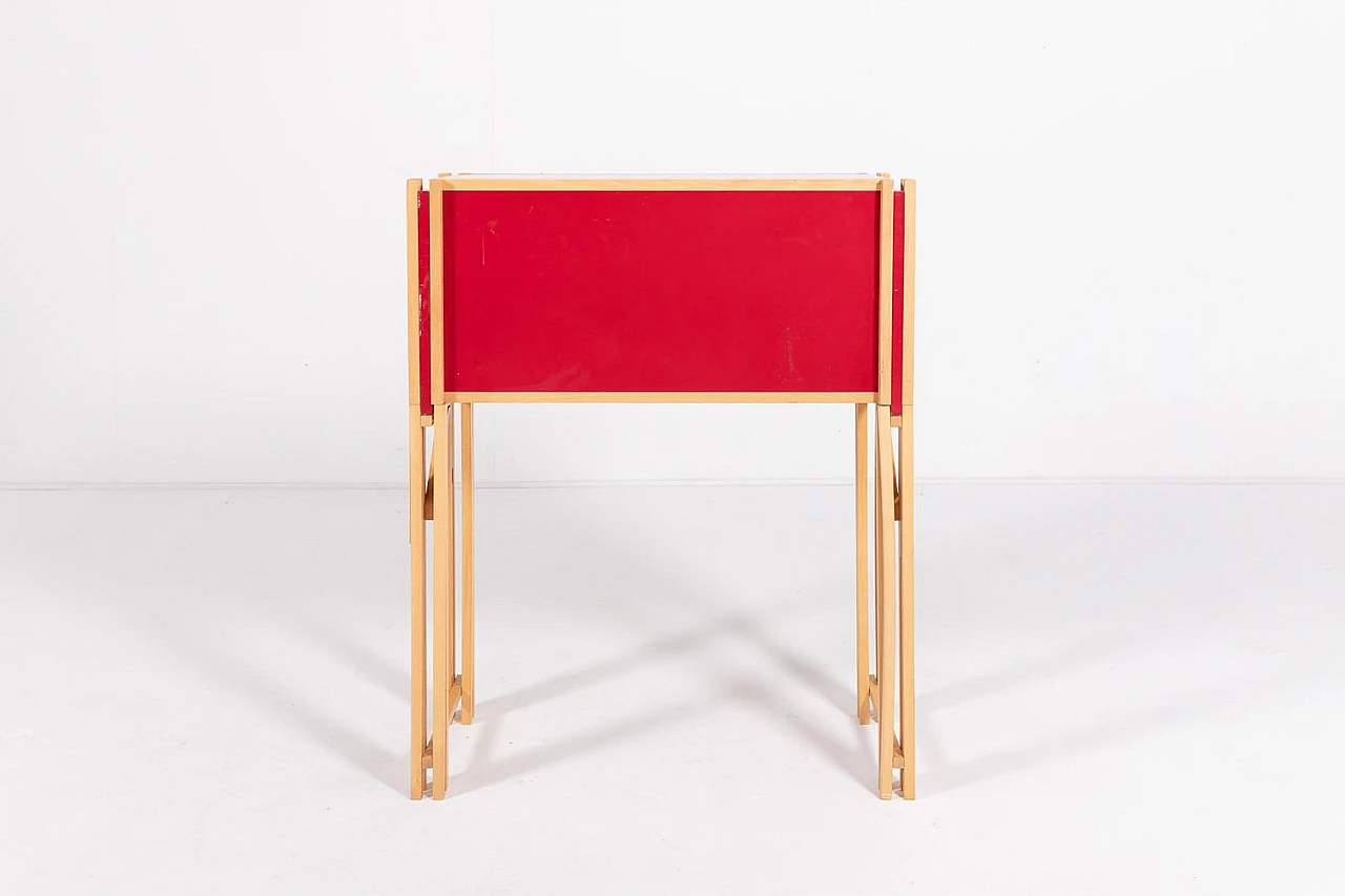 Desk cabinet with a chair by Simon Heikkila, 1990s 11