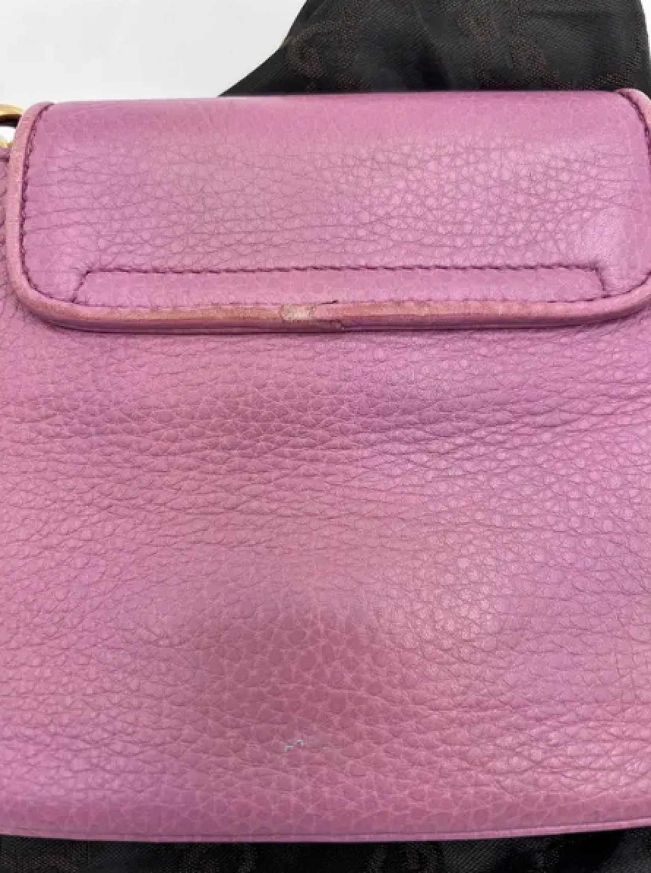 Borsa a tracolla in pelle rosa di Gucci, anni 2000 6