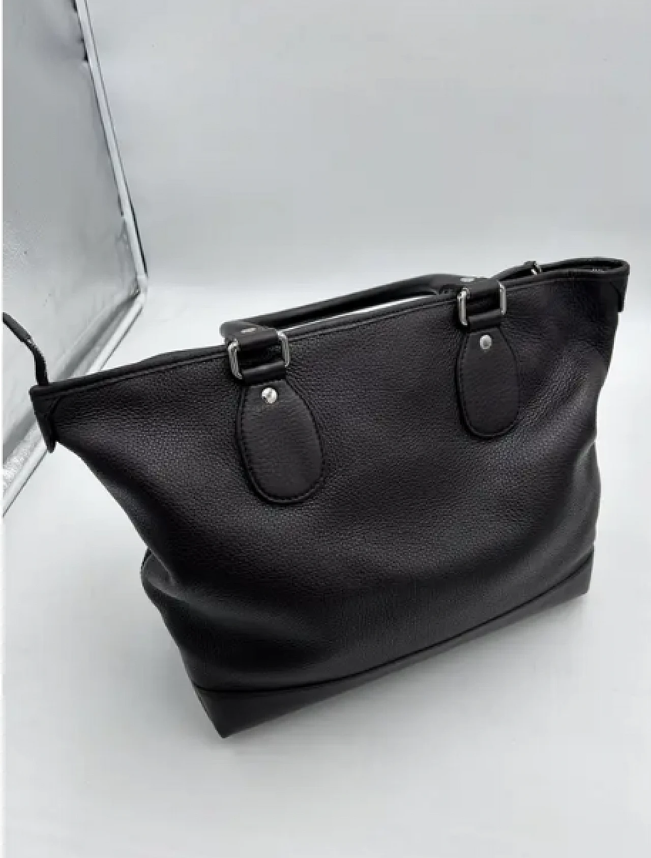 Brown leather shopper bag by Gucci, 2000s 8