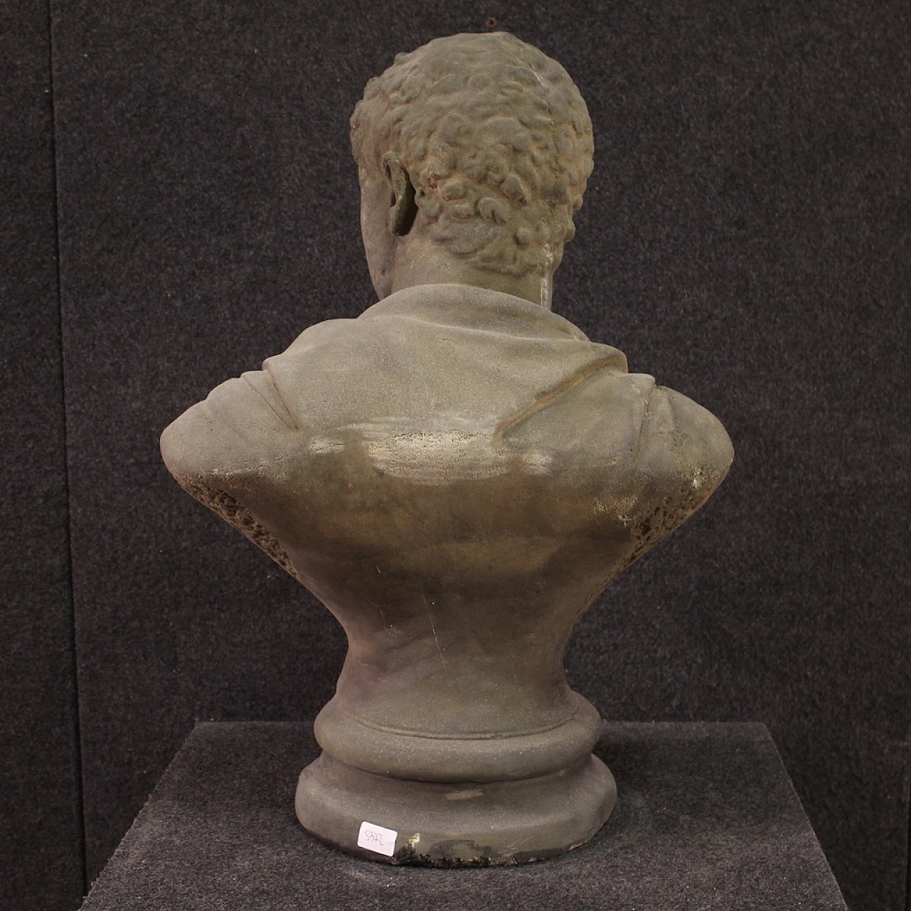 Scultura in cemento, busto dell'Imperatore Caracalla, XX secolo 8