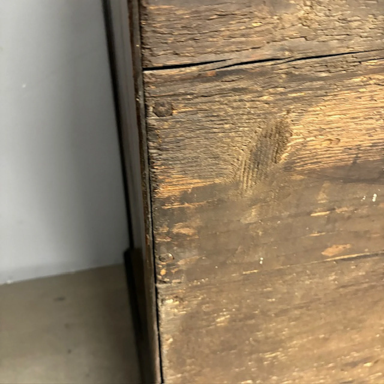 Ancient Lombard flap desk chest in inlaid wood, 17th century 25