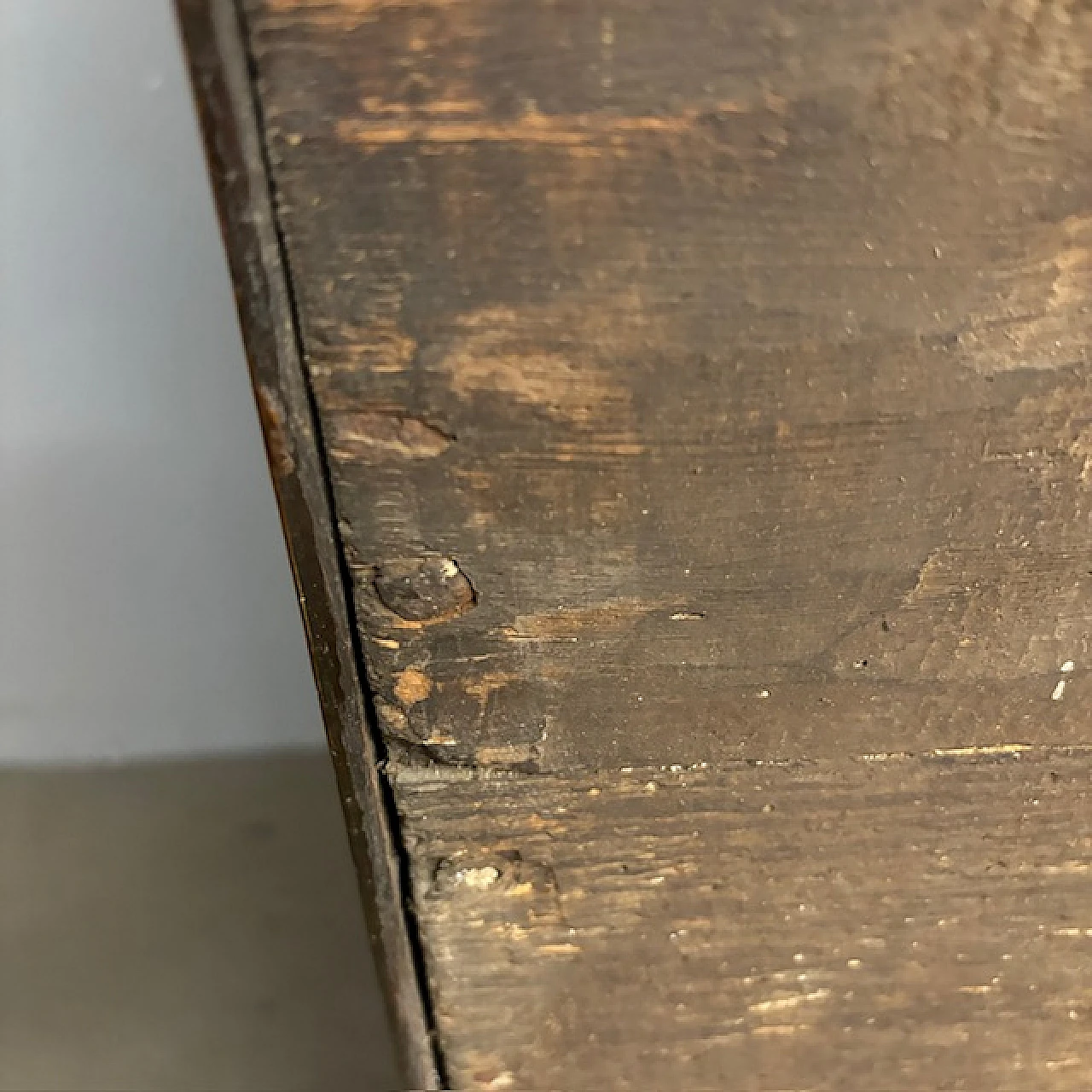 Ancient Lombard flap desk chest in inlaid wood, 17th century 27