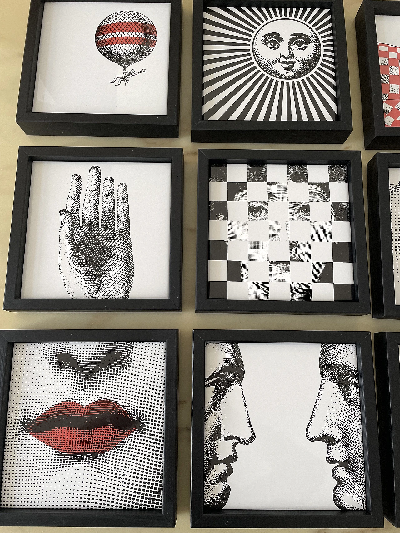 12 Quadretti by Ceramiche Bardelli for Fornasetti 3