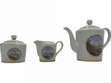 Tea service by Enrico Capuano for NRS Capodimonte, 1990s